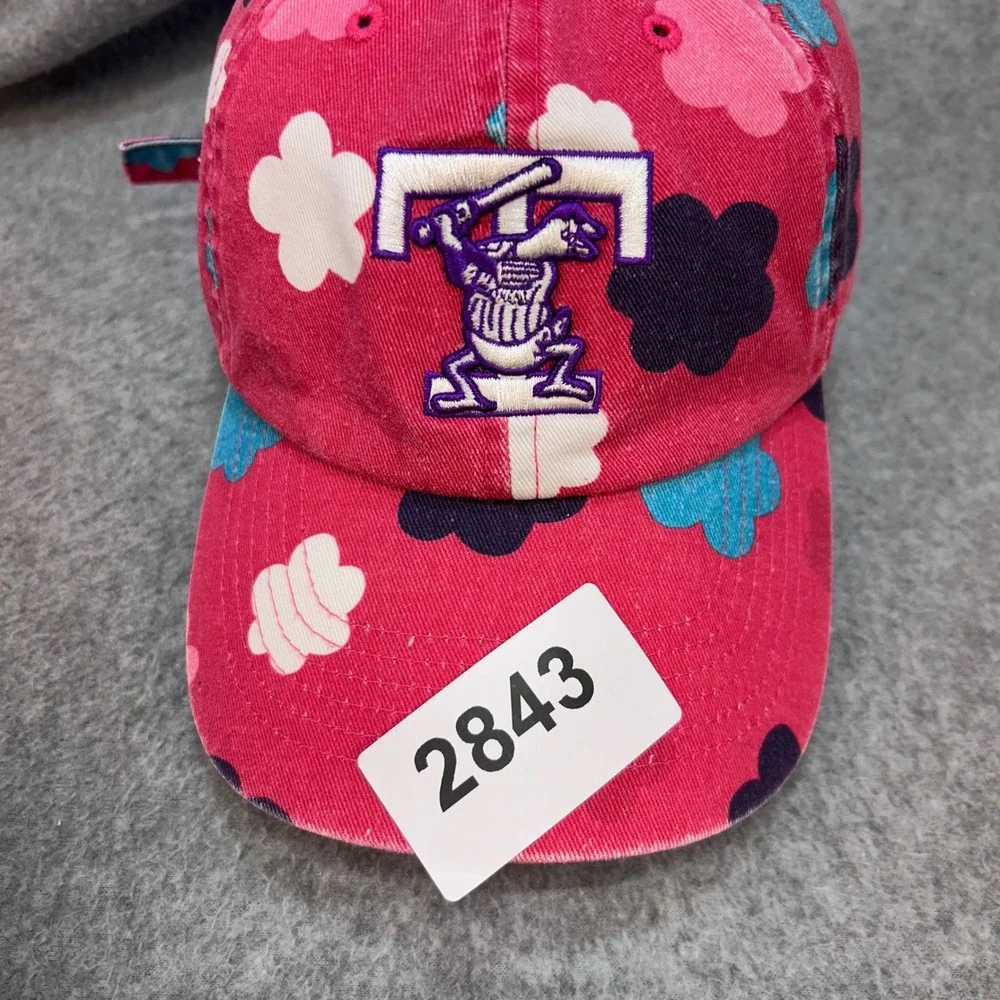 Texas Rangers Kids Pink 47 Brand Baseball Hat Cloud Pattern Adjustable OSFM